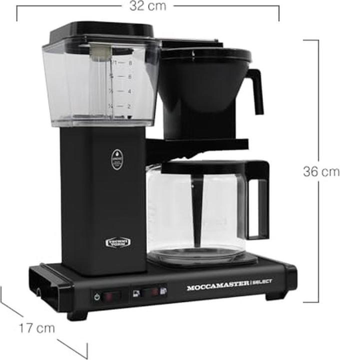 Productafbeelding Moccamaster KBG 741 AO Halfautomatisch koffiezetapparaat voor druppelaars 1,25 L