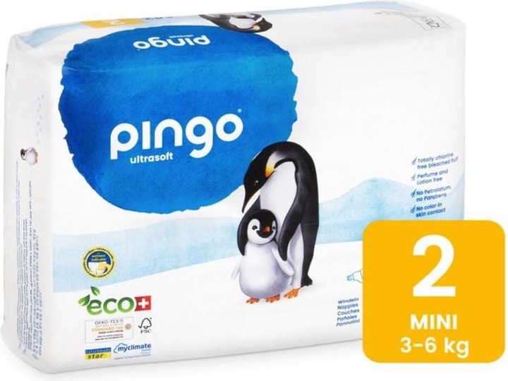 Immagine prodotto Pingo Pannolini ecologici (Dimensione 2, Pacco trasportabile, 42 Pezzo/i)