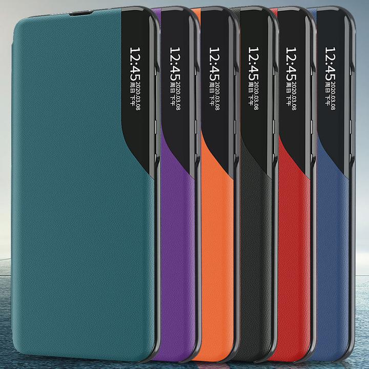 Actual product image ECO Galaxy S23 with flip stand Leather View Case (Samsung Galaxy S23)