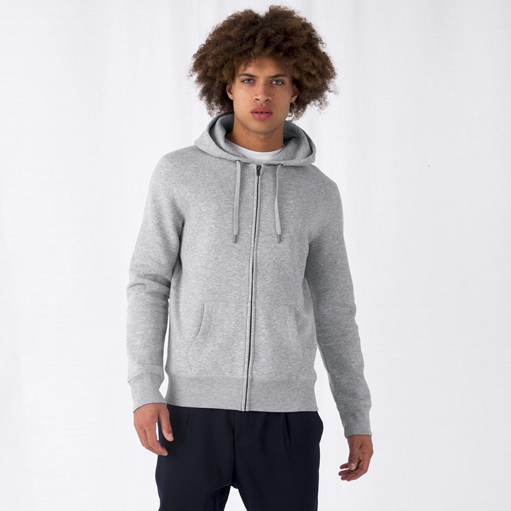 Produktbild B&C Kapuzenpullover Durchgehender Reissverschluss (3XL)