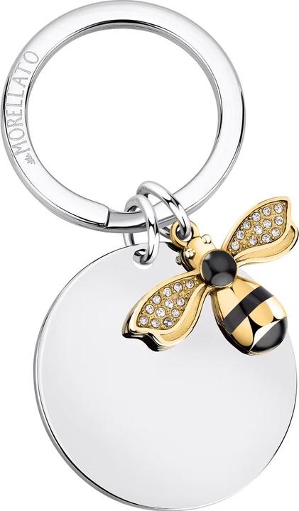 Actual product image Morellato Round Tag Bee key ring