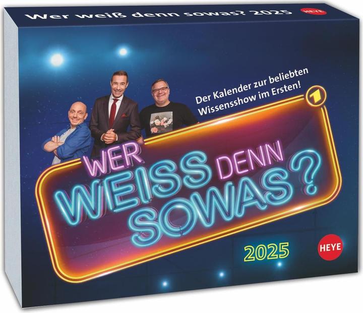 Actual product image Heye Who knows something like that? Daily tear-off calendar 2025 (14 x 11 cm)