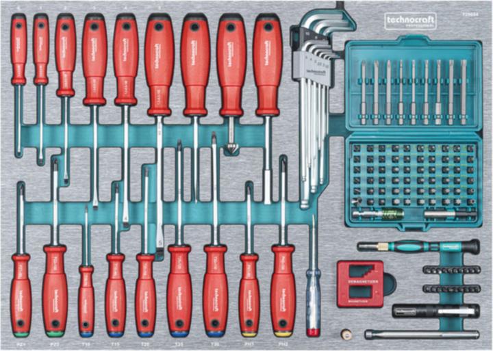 Actual product image technocraft Workshop trolley SWISS TEAM WOOD 282 pcs. (282 x)