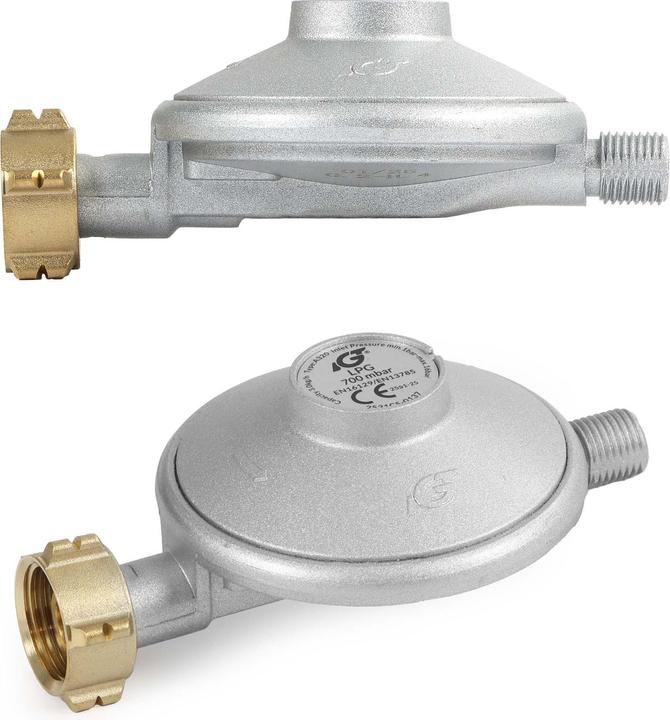 Produktbild Wiltec Gasdruckminderer Frankreich Gasdruckregler 700mbar 1,5m Gasschlauch Gas