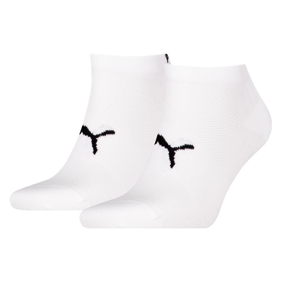 Puma, Unisex, Socken, Sport Light Sneaker, Weiss, (2er Pack, 39 - 42)