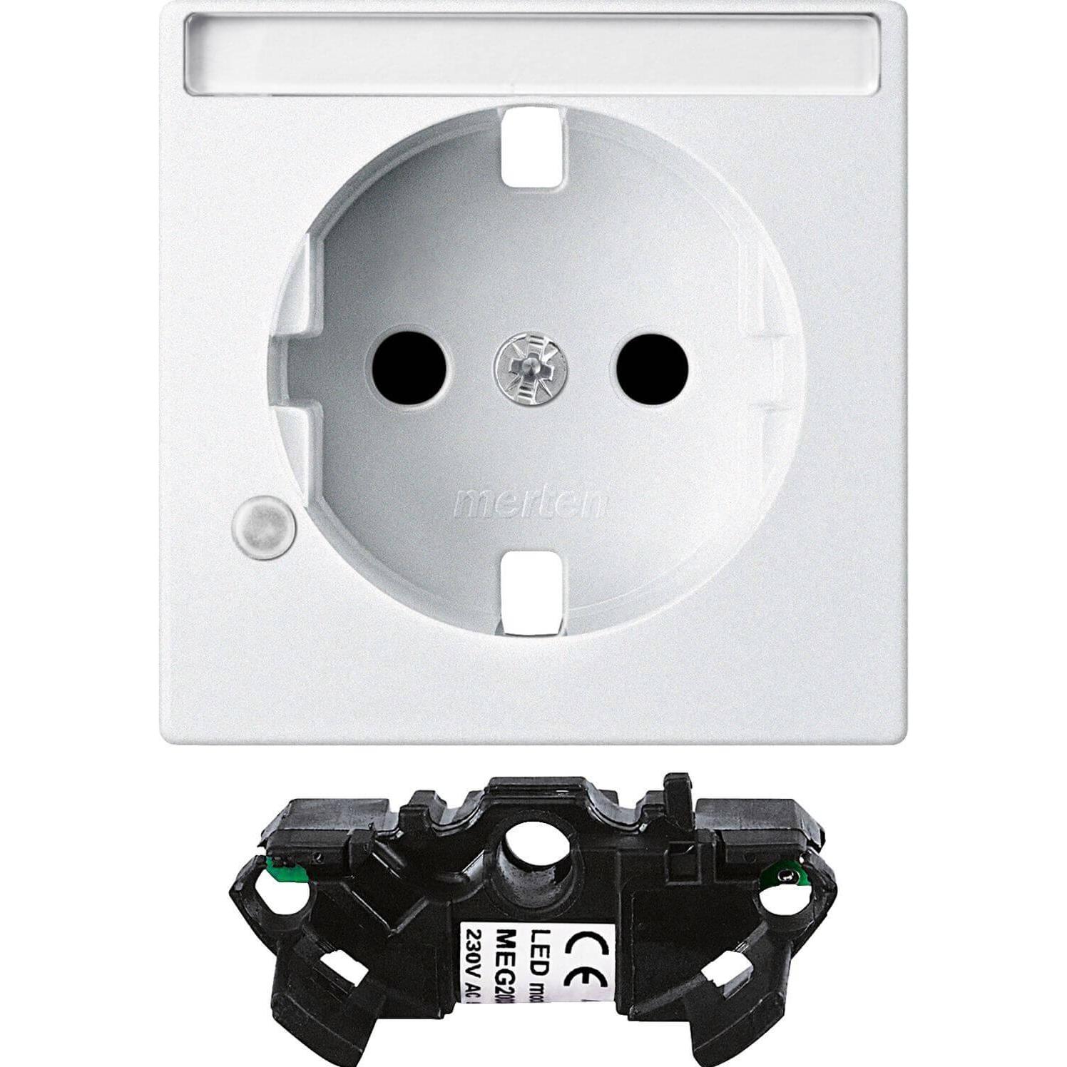 Merten, Steckdose, Erweiterungsset Kontrolllicht für MEG2333-0419