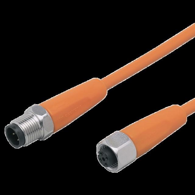 Produktbild IFM Verbindungskabel ger/ger. M12 4p vergoldet EVT04 - Kabel - 5 m