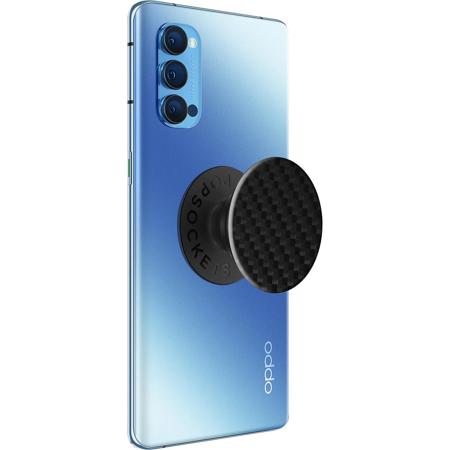 Thumbnail - PopSockets Carbonite Weave, Smartphone Halterung, Schwarz, Grau