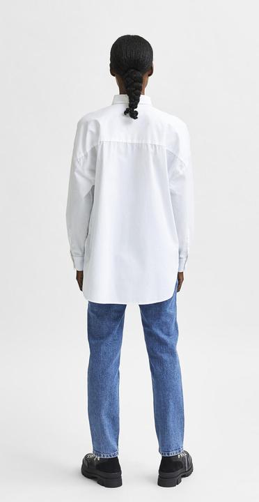 Actual product image Selected Femme Overcut sleeves organic cotton shirt (36)