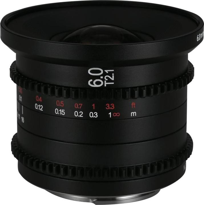 Produktbild Venus Optic Festbrennweite Laowa 6mm T2.1 Zero-D Cine Lens – MFT (Micro Four Thirds, Micro Four Thirds)