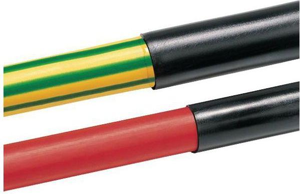 Produktbild HellermannTyton Thin wall tubing A/L 4:1 1.2m 52/13 blck (10x)