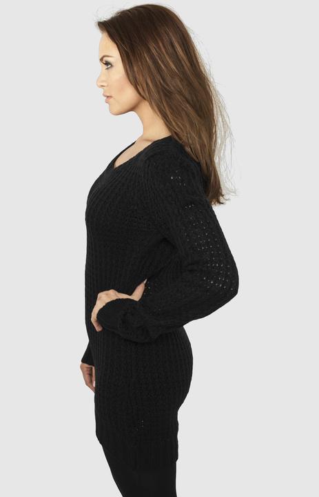 Produktbild Urban Classics Ladies Long Wideneck Sweater (M)