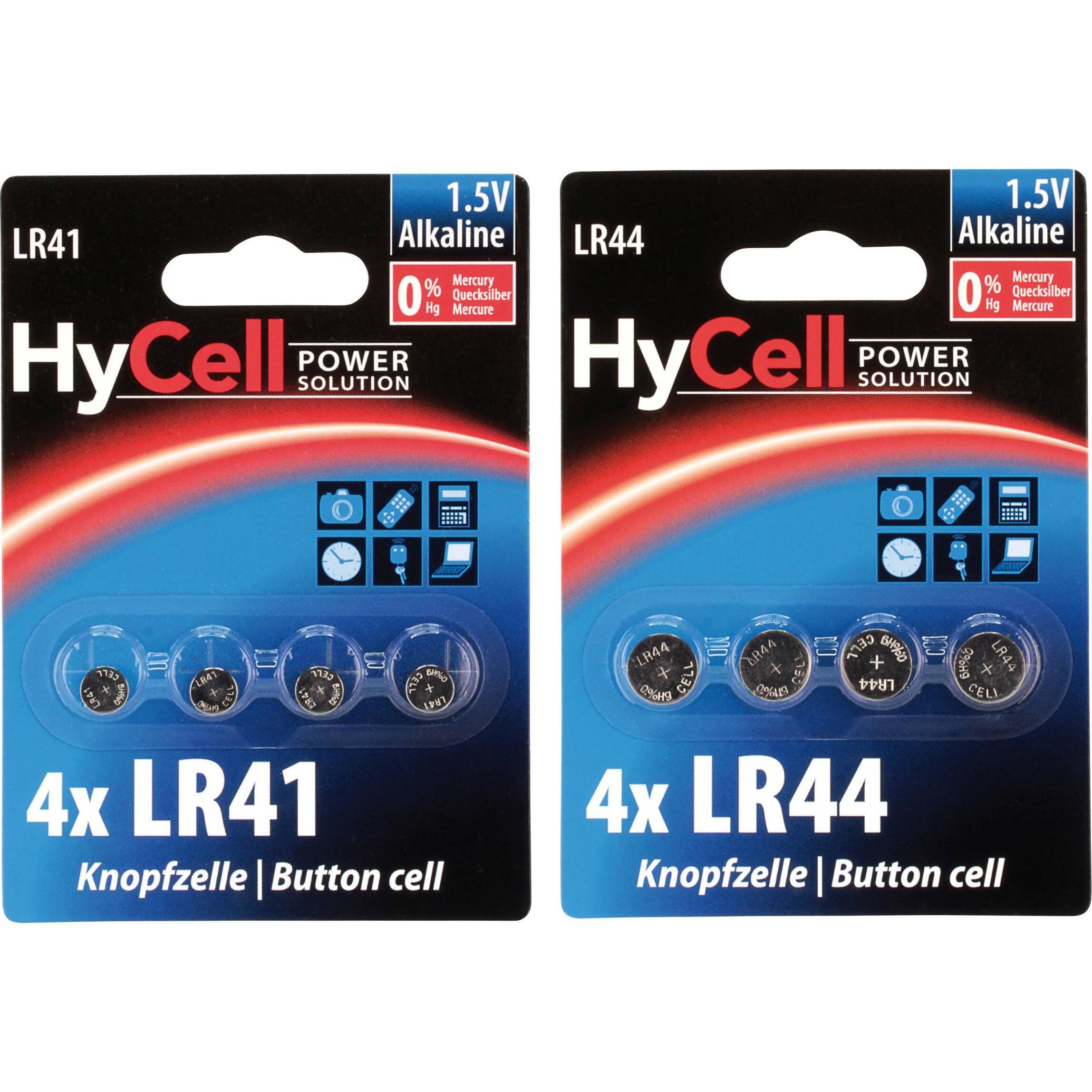 Thumbnail - HyCell Alkaline LR41 (4 Stk., LR41, 30 mAh), Batterien + Akkus