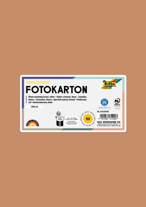 Productafbeelding Folia Fotokarton A4, lichtbruin, 50 stuks (300 g/m², 1 x)