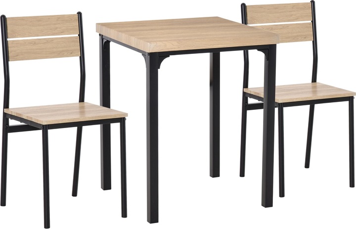 Actual product image Homcom Dining table set (60 x 60 x 76 cm)