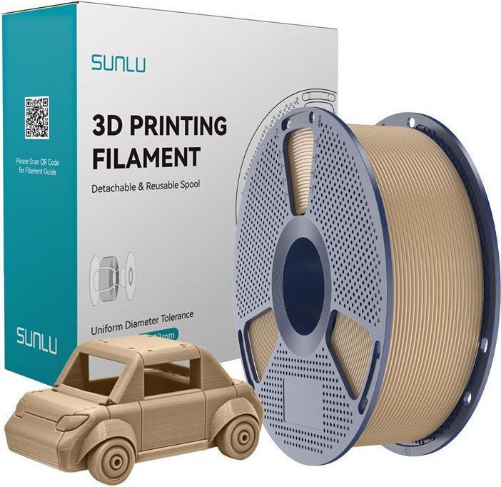 Productafbeelding Sunlu PETG-Filament mit Beschichtung (Eiche) (PETG, 1.75 mm, 1000 g)