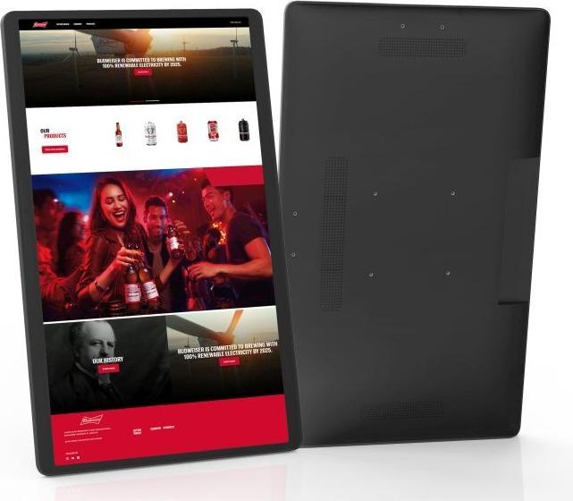 Actual product image Allnet High Performance Display 61,00cm (24"), Android 12, RK3588, HDMI In, colour black (32 GB, Black)