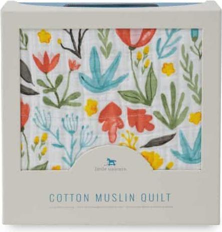 Immagine prodotto little unicorn Trapunta in mussola di cotone - Meadow (120 x 120 cm)