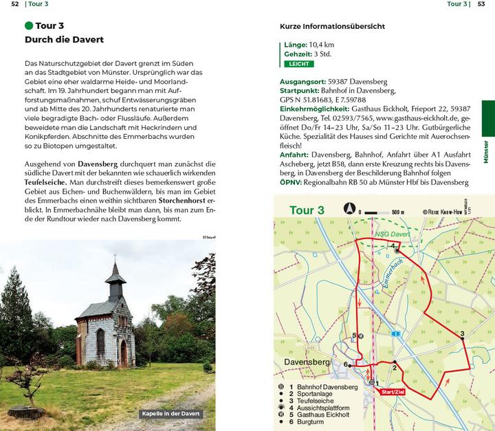 Produktbild Wanderführer Münsterland : 30 Wanderungen (Deutsch, Roland Föll, 2021)