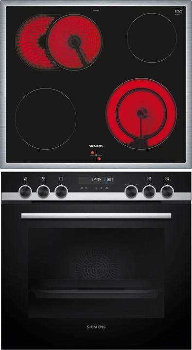 Actual product image Siemens Built-in cooker set, EA64RGNA1E + HE578BBS3, built-in cooker, electric hob, PQ521KB11