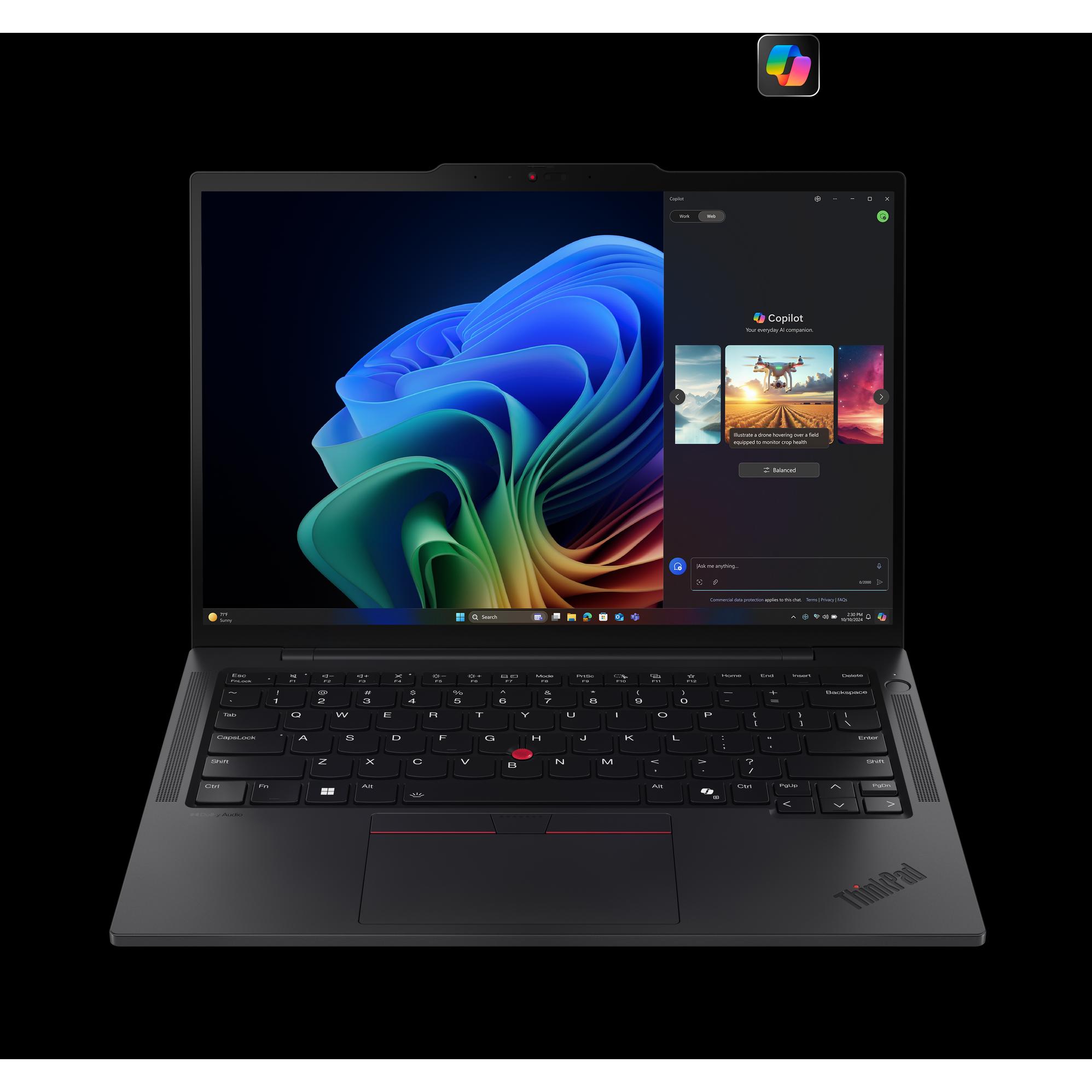 Lenovo ThinkPad T14s Gen 6 (14", AMD Ryzen AI 7 PRO 360, 32 GB, 1000 GB, DE), Notebook, Schwarz
