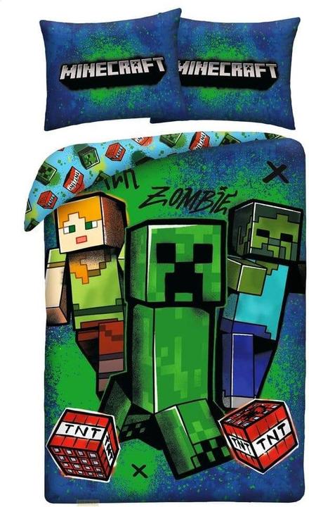 Halantex Minecraft parure de lit Ver. 10 140 x 200 cm / 70 x 90 cm