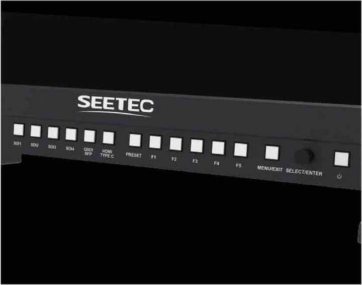 Produktbild Feelworld SEETEC 12G238F 23.8 INCH 4K 8K BROADCAST PRODUCTION HDR MONITOR 4X 12G SDI IN OUT 2X HDMI 3840X2160 (23.80", 4K)