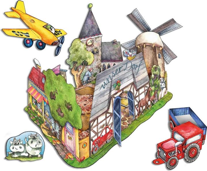 Produktbild Völtzke:Unser Dorf Bastelbogen