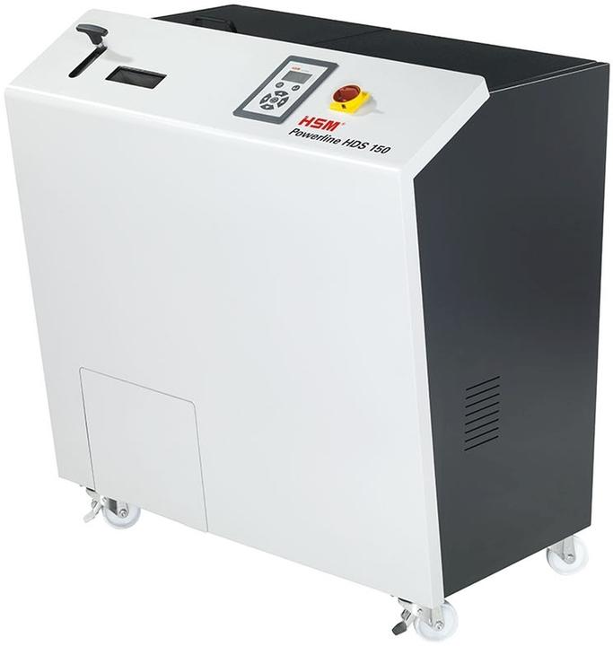 Image du produit HSM Powerline HDS 150 Destructeur de disques durs, 1 niveau, bandes : 40 mm (Coupe droite)