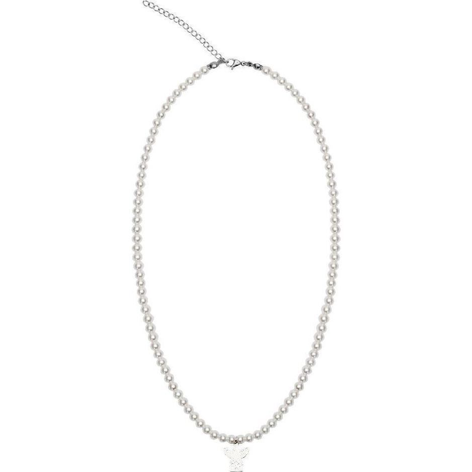 Thumbnail - Crystals, Halsschmuck, Perlenhalskette,Schutzengel.607004, (Edelstahl)