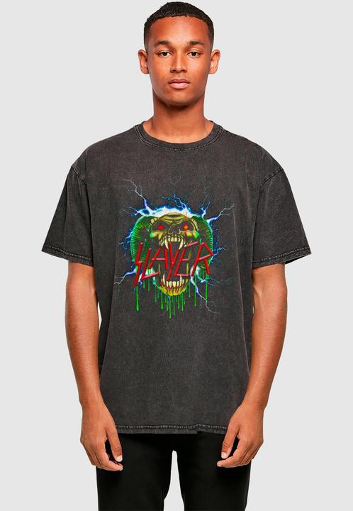 Produktbild Merchcode SLA - Electric Demon Acid Washed Oversize Tee - 169705 (S)