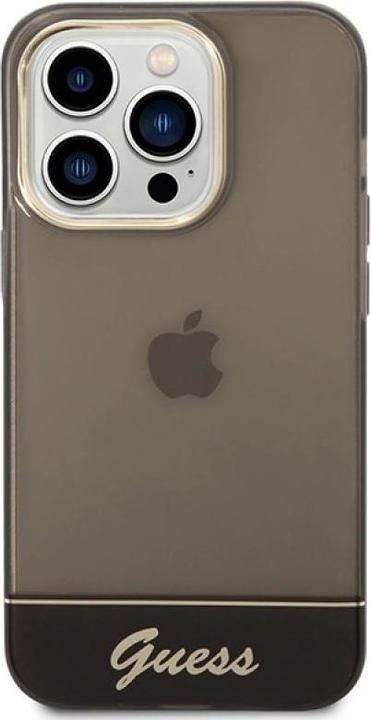 Image du produit Guess GUHCP14LHGCOK iPhone 14 Pro 6,1" czarny/black hardcase Translucent (Apple iPhone 14 Pro)
