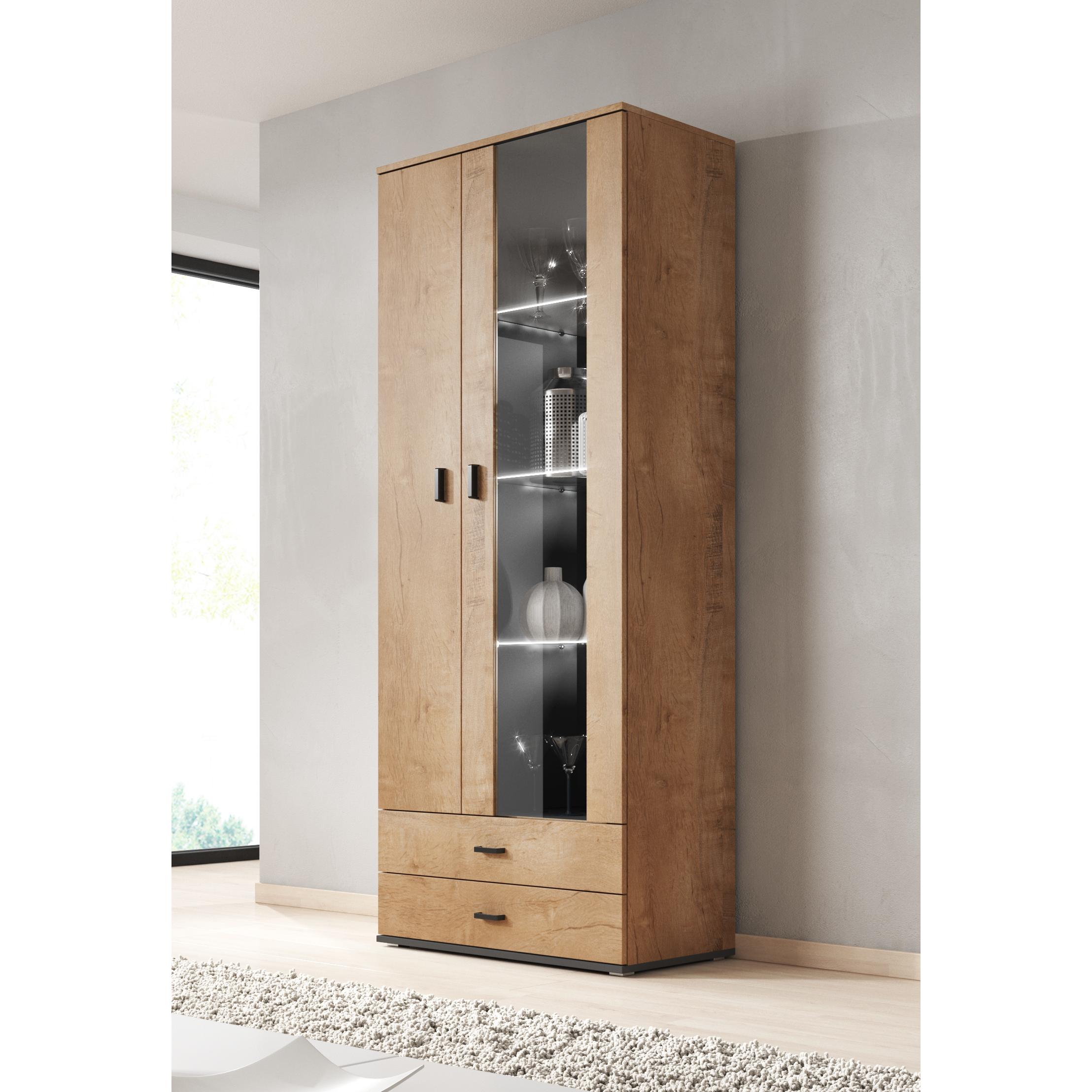 Thumbnail - Cama, Vitrine + Buffetschrank, SOHOWITS6 LEF Wohnzimmerschrank Vitrine