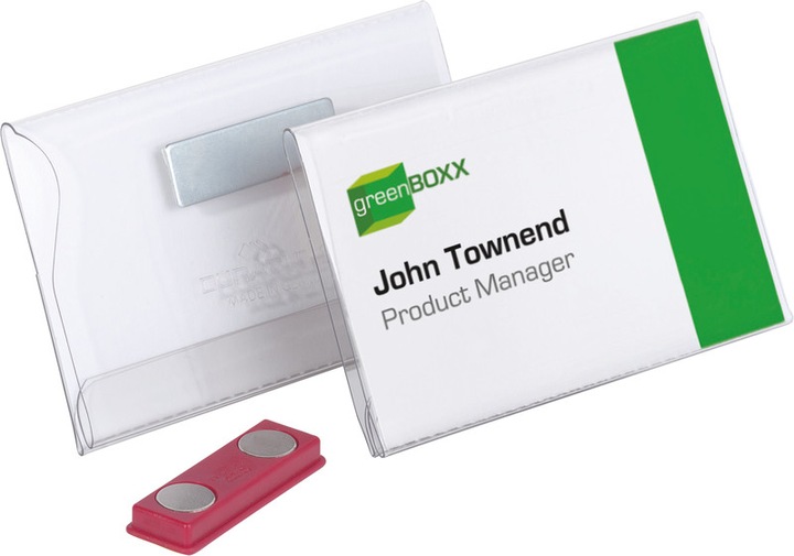 Actual product image Durable Name badges with magnet
