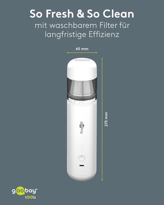 Actual product image Goobay Stab-Staubsauger