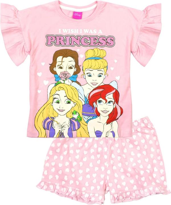 Produktbild Disney Princess Schlafanzug mit Shorts Mädchen (128)
