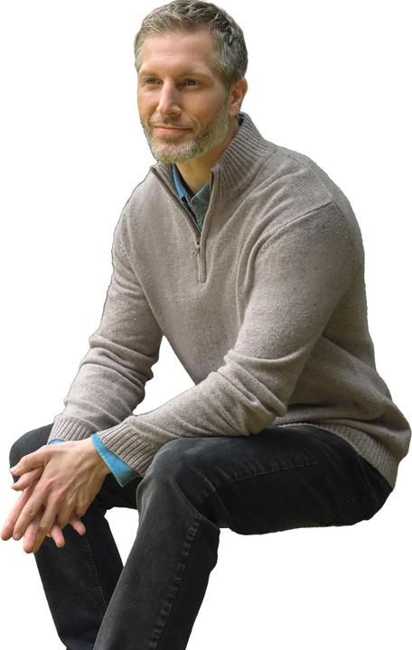 Produktbild Woolovers Lambswool Zip Neck Pullover (XL)