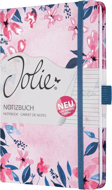 Image du produit Jolie Carnet de notes Loose Florals (A5, À rayures, Couverture rigide)