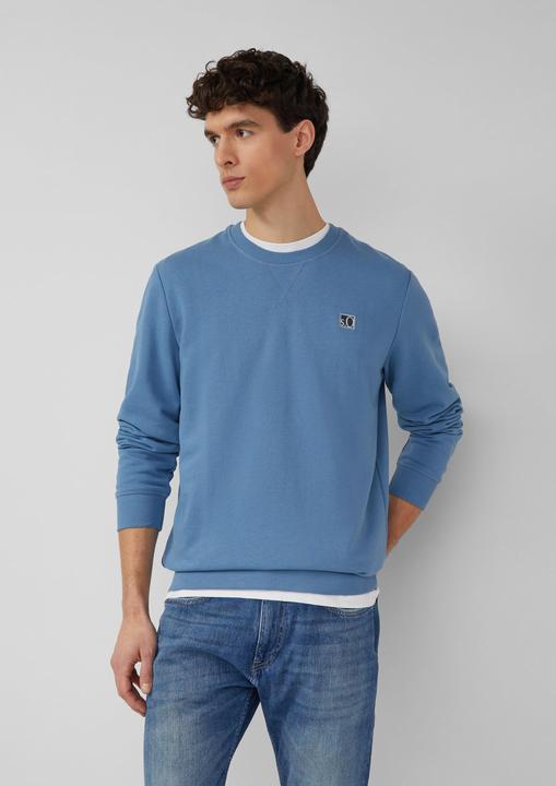 Produktbild s.Oliver Sweatshirt Weiches Sweatshirt aus Baumwollmix mit Crew Neck (L)