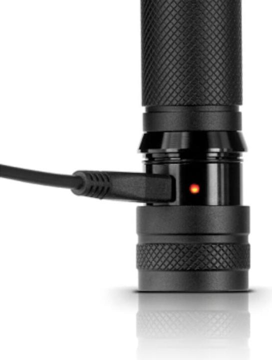 Actual product image Ironside Rechargeable torch 1000 lm 1 x Li-ion 3.7 V, 2600 mAh (14.10 cm, 1000 lm)