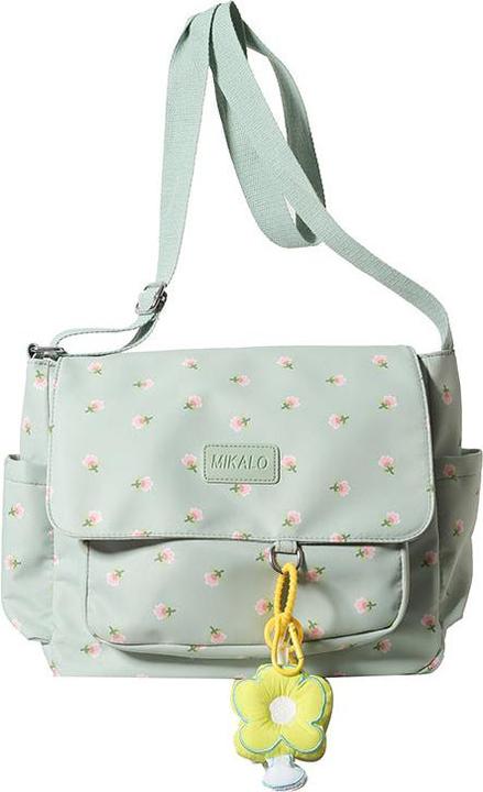 Only-Bags.Store Grosse Kapazität Nylon Material Messenger Bag, Causal Design Crossbody Bag mit Reissverschluss