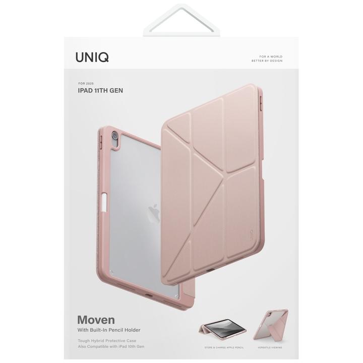 Produktbild Uniq Case Moven for iPad 11" A16 (2025) / iPad 10.9" 10 gen. (2022) pink (IPad 10.9")