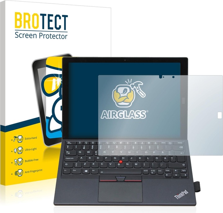 Productafbeelding BROTECT AirGlass kogelwerende glasfolie (1 Stuk, ThinkPad X1)