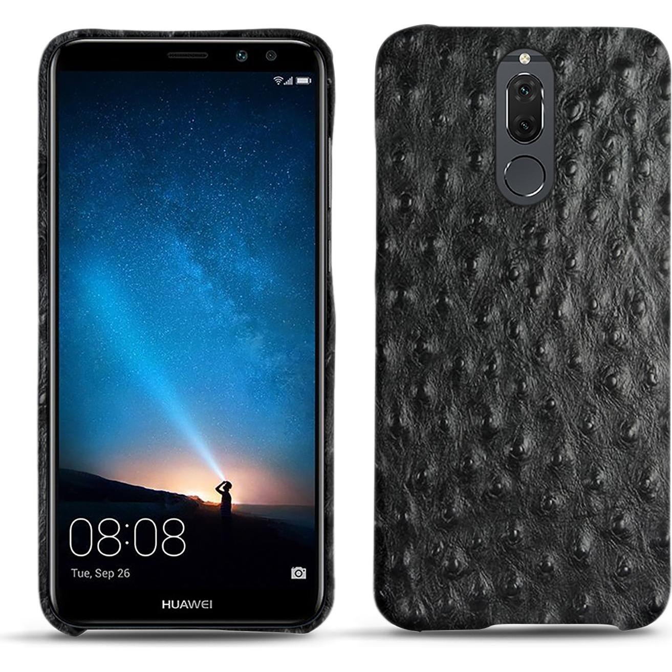 Noreve Lederschutzhülle (Huawei Mate 10 Lite), Smartphone Hülle, Schwarz