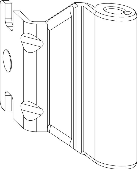 Actual product image Maco Multi 52486 Hinge bracket AS/PVC 12/20-13 mm Window fitting 120 kg silver