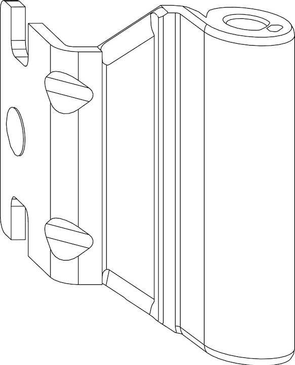 Produktbild Maco Multi 52486 Bandwinkel AS/PVC 12/20-13 mm Fensterbeschlag 120 kg silber