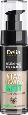 Delia Cosmetics Delia Stay Flawless Mattifying Foundation 405 30ml