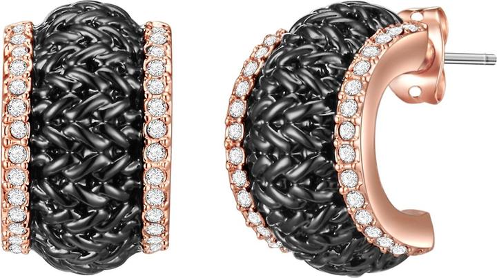 Image du produit Lulu & Jane Alliage métallique orné de cristaux Swarovski® or rose/noir - 33076 (Alliage métallique)