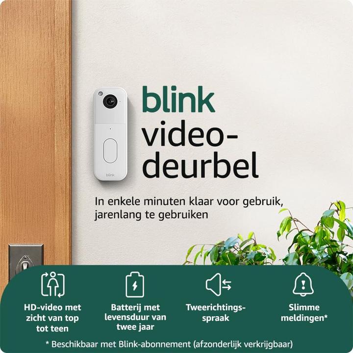 Produktbild Ring Blink Video Doorbell 2 with SyncEU (Kabellos, WLAN)