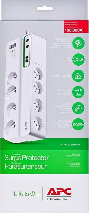Actual product image APC SurgeArrest Performance (8x, CEE 7/5, 3 m)